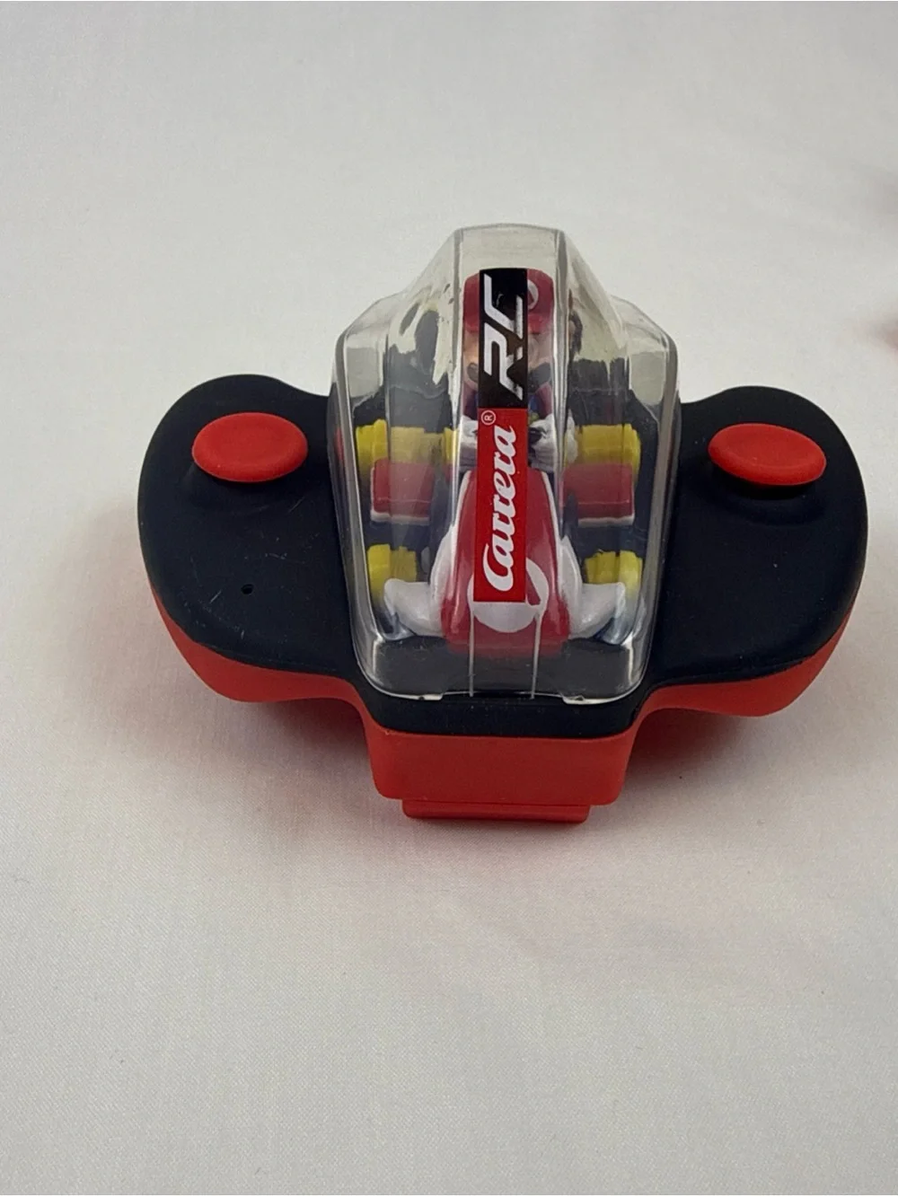 Carrera Red and Black Mario Kart Mini RC with Controller